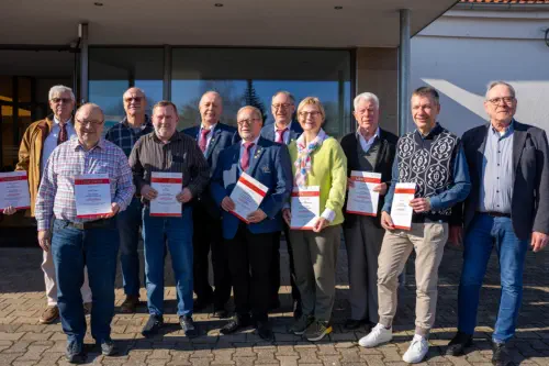 Ehre, wem Ehre gebührt. BDMV Ehrungen für 50- und 60-jährige Aktive Mitgliedschaft