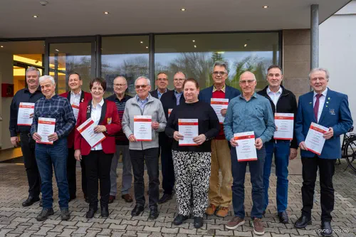 BDMV Auszeichnung für 50 und 60 Jahre aktives Musizieren in der Kirchenmusik